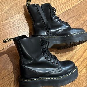 Dr. Martens Leather Lace-Up Boots